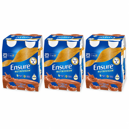 Ensure Nutrivigor Chocolate Milkshake, Pack 12x220 Ml