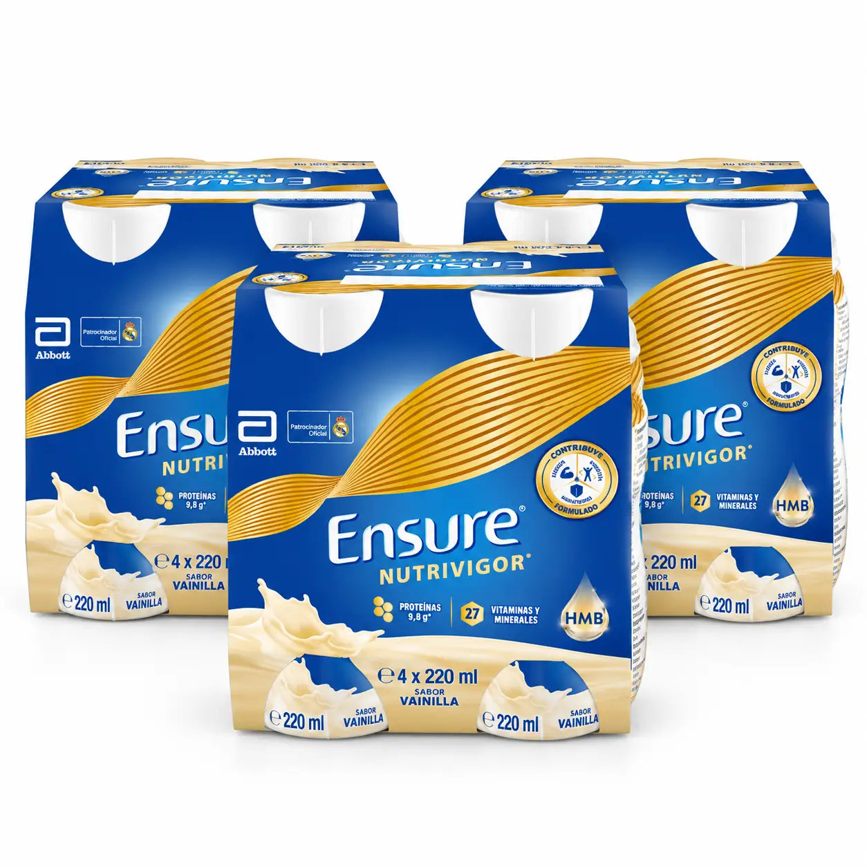 Ensure Nutrivigor Vanilla Milkshake, Pack 12x220 Ml