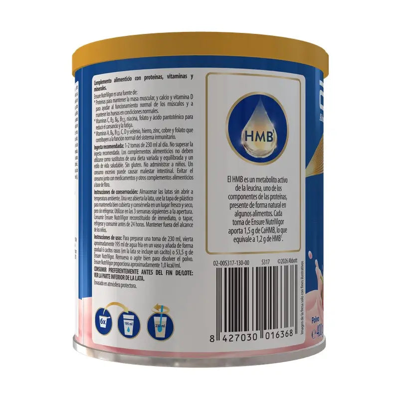 Ensure Nutrivigor Strawberry Flavour, 400 g