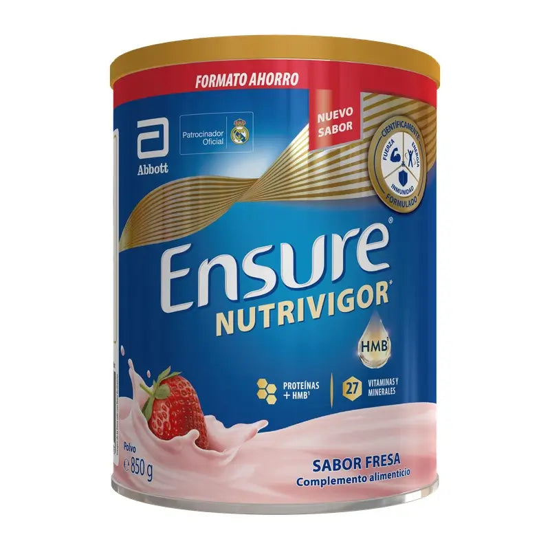 Ensure Nutrivigor Strawberry Flavour, 850 g