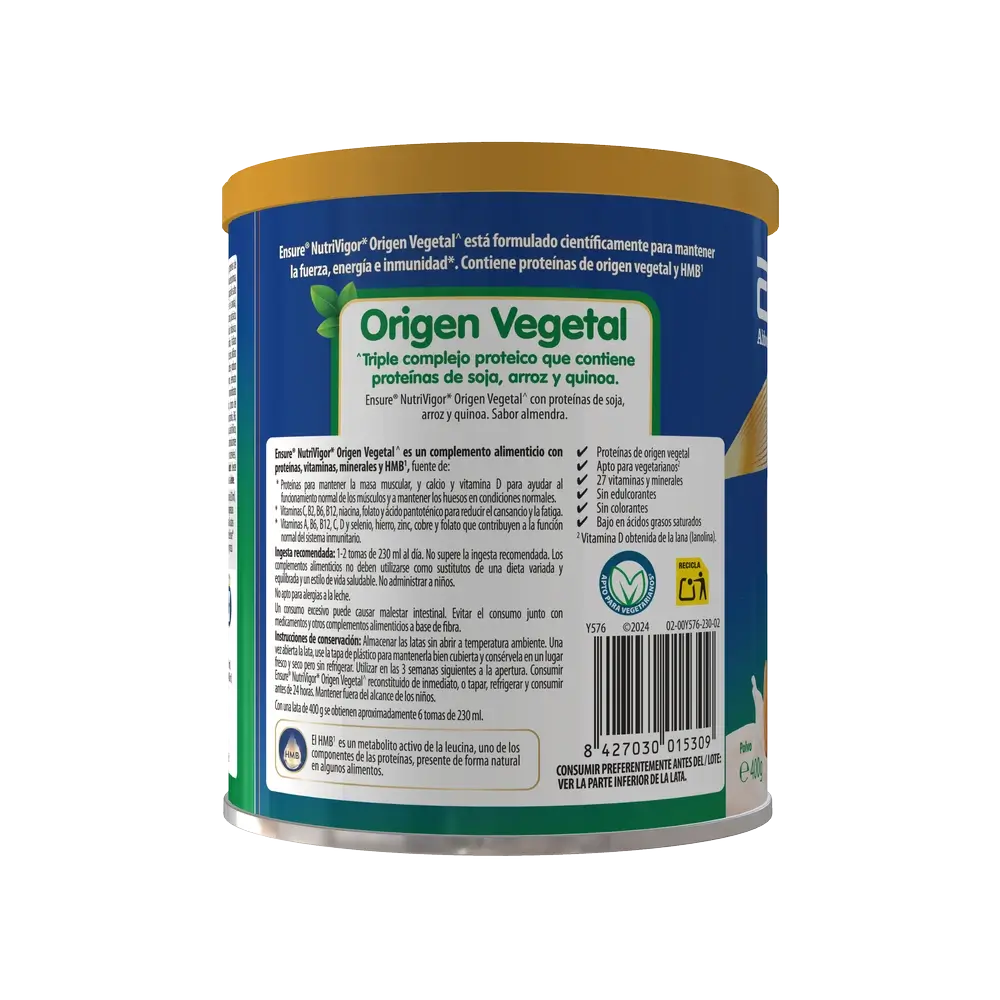 Ensure Nutrivigor Vegetable Origin Almond Flavour Adults, 400 grams