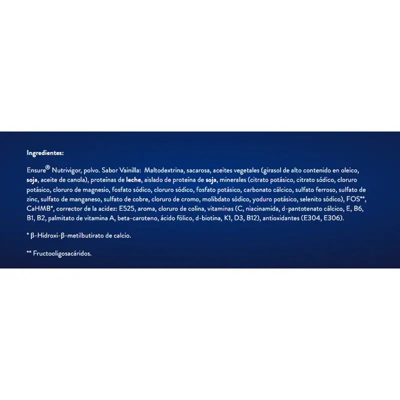 Ensure Nutrivigor Vanilla Cans, Pack 2x850 grams