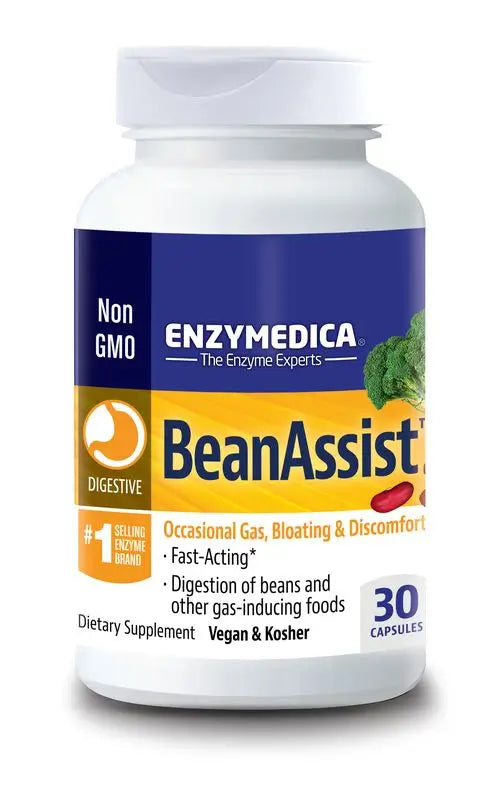 Enzymedica Beanassist, 30 Capsules