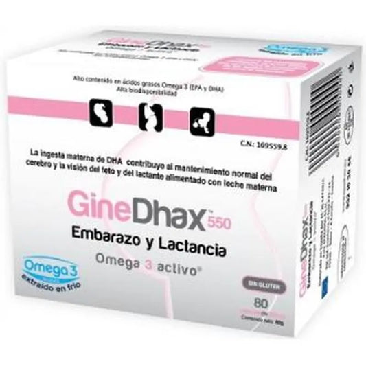 Epadhax Ginedhax Pregnancy 550Mg. 80 Capsules