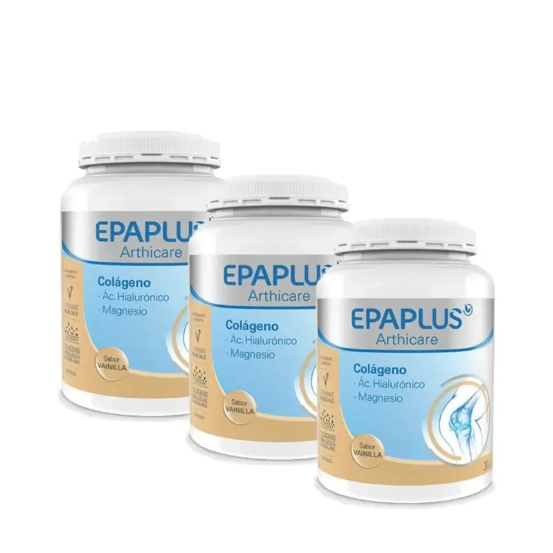 Epaplus Arthicare Silica-Free Vanilla-Flavoured Collagen, 30 Days, 325 g, pack of 3