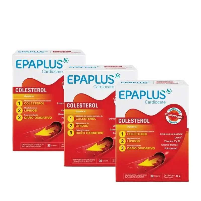 Epaplus Cardiocare Cholesterol, 30 tablets, pack of 3