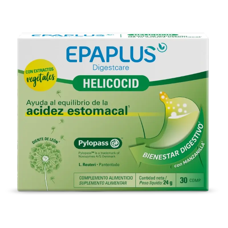 Epaplus Digestcare Helicocid , 30 tablets