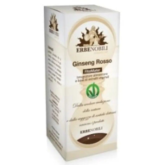 Erbenobili Red Ginseng Ginseng Rosso Extract Phytomater 50Ml