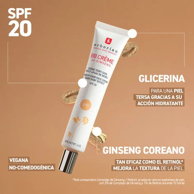 Erborian Bb Creme Caramel R22, 40 ml