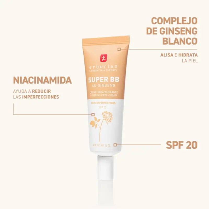 Erborian Super Bb Caramel, 15 ml