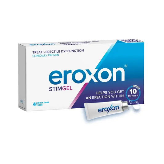 Eroxon StimGel Erectile Dysfunction Gel, 4 Tubes