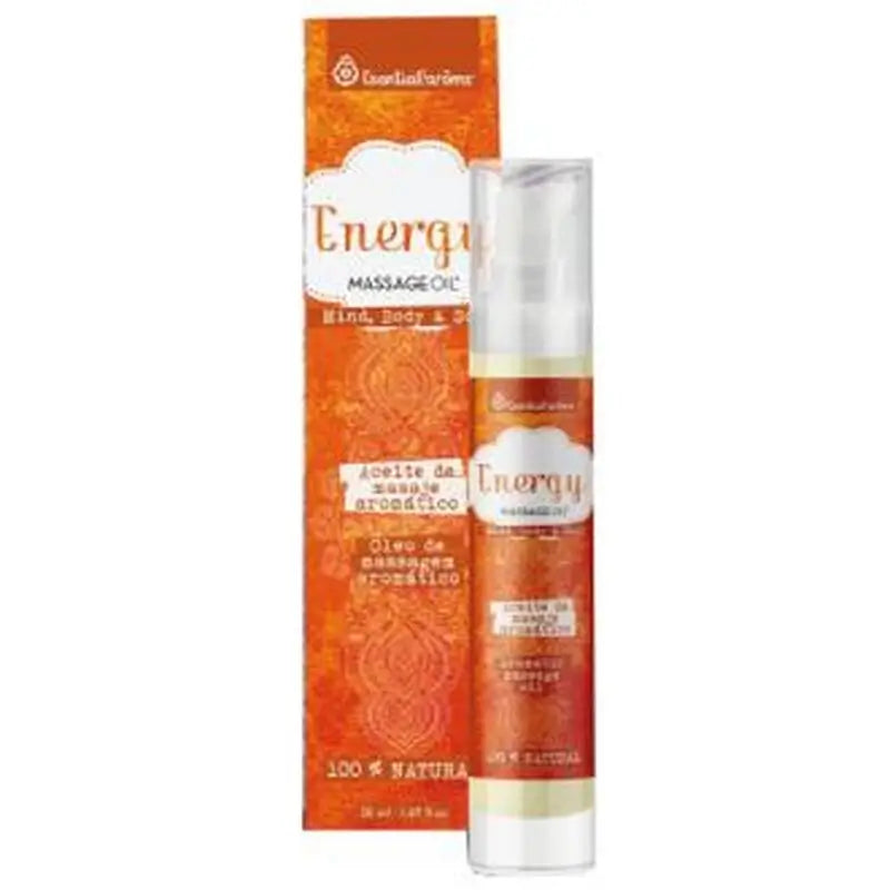 Esential Aroms Energy Massage Oil 50Ml Esentialaroms