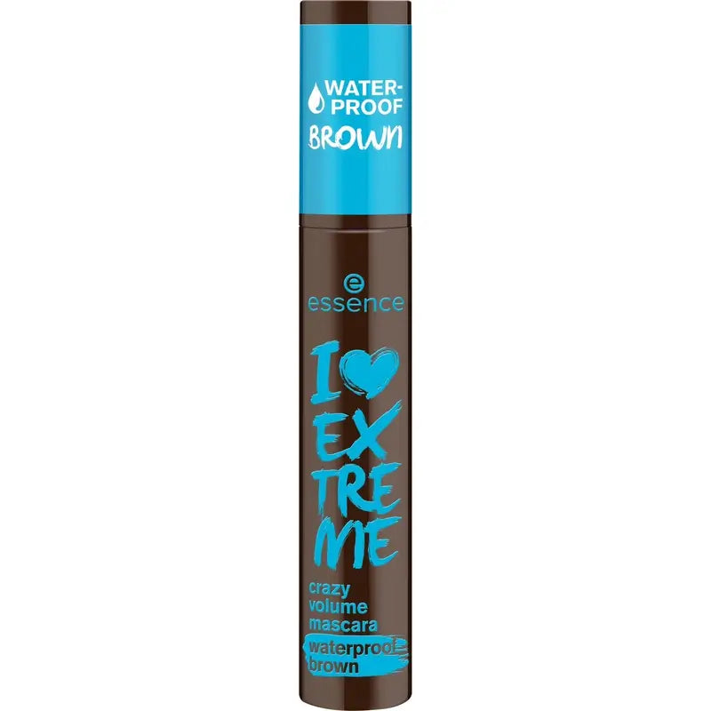 Essence I Love Extreme Crazy Volume Waterproof Brown Mascara 01, 12 ml