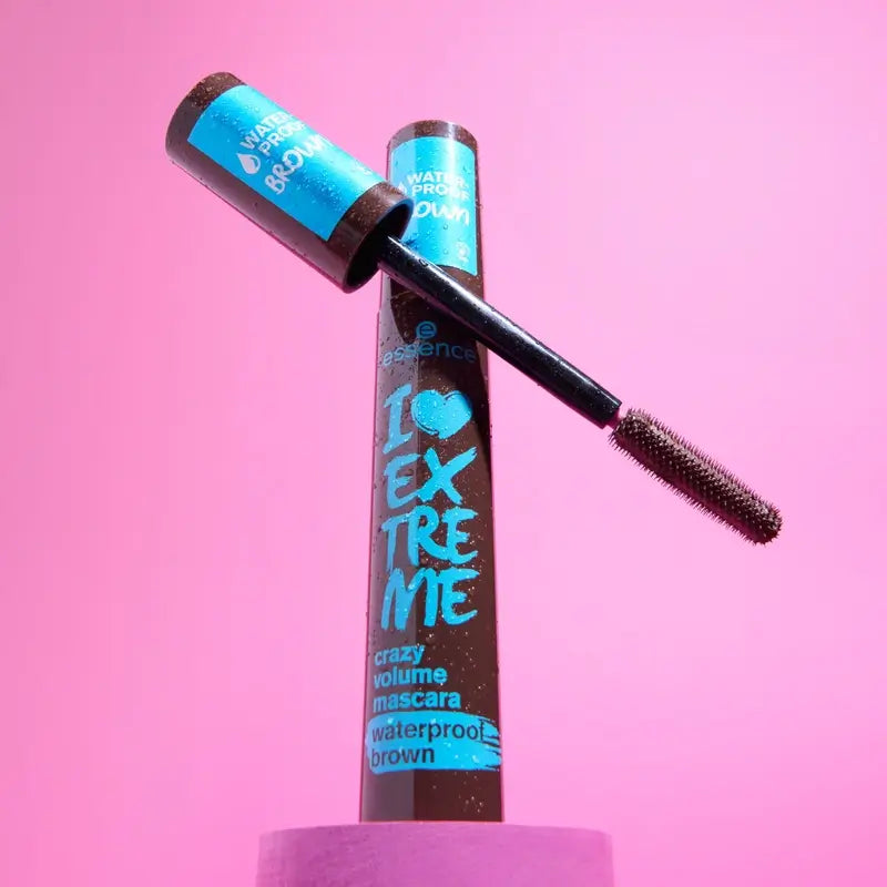 Essence I Love Extreme Crazy Volume Waterproof Brown Mascara 01, 12 ml