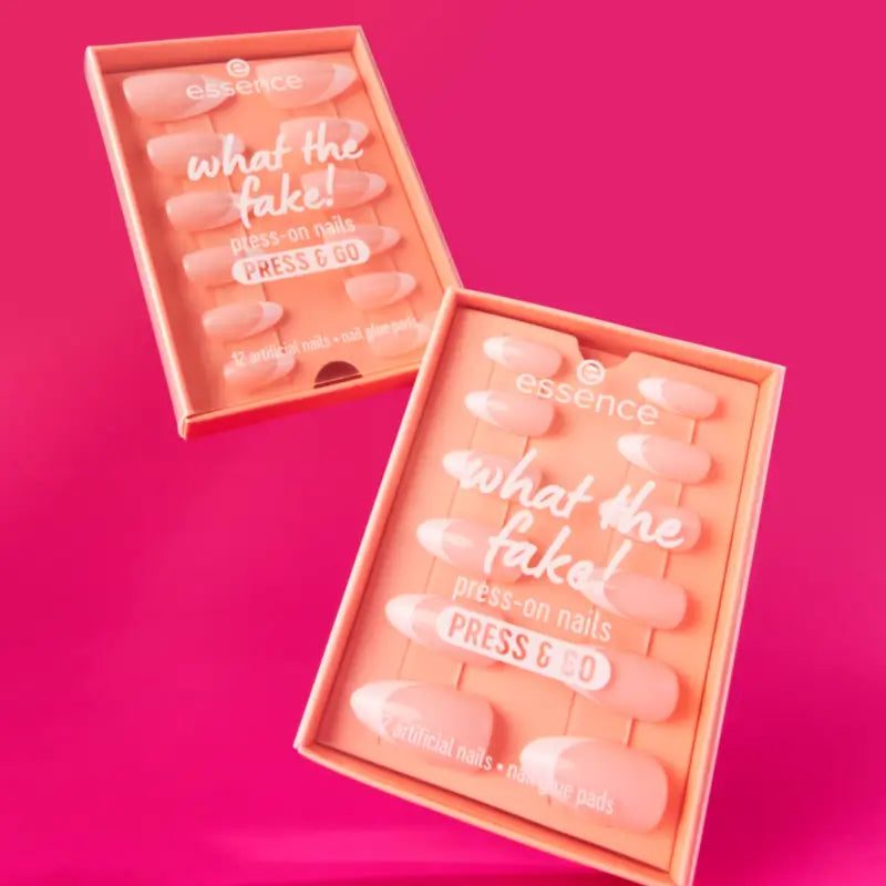 Essence What The Fake! Press & Go 01 False Nails, 12 items