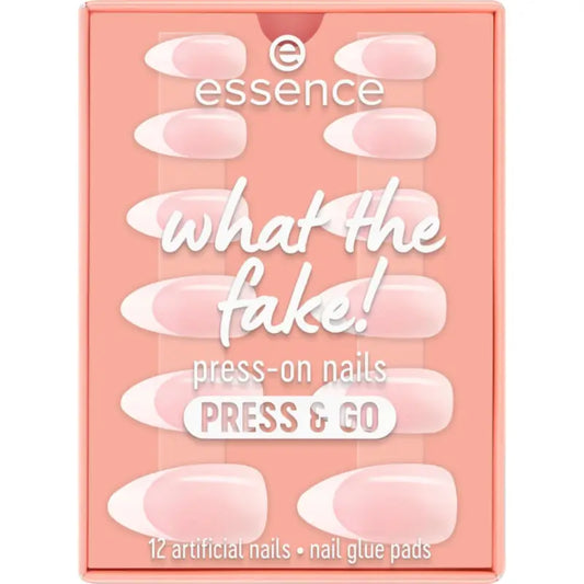 Essence What The Fake! Press & Go 01 False Nails, 12 items