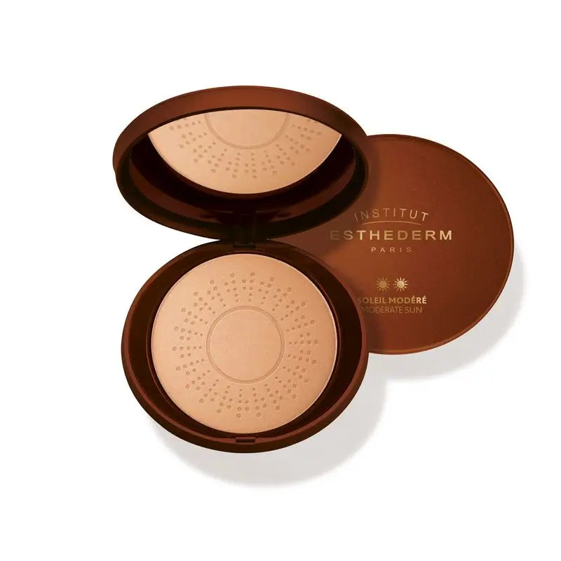 Institut Esthederm Make-up Powder with Sun Protection Moderate Sun, 15 g