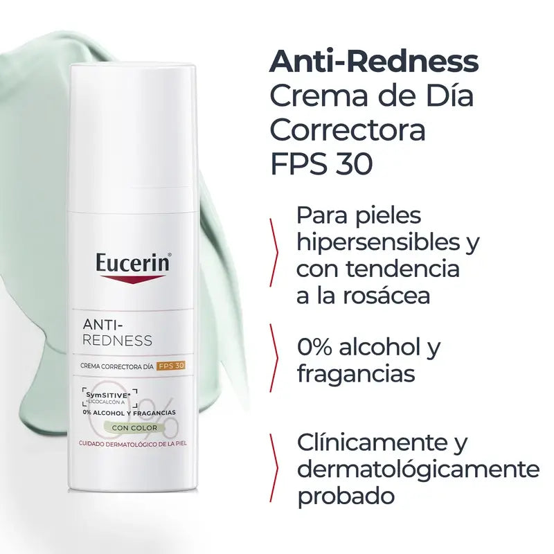 Eucerin Anti-Redness Corrective Day Cream SPF 30, 50 ml