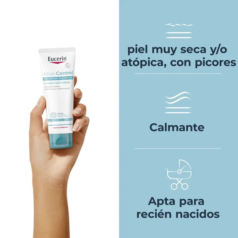 Eucerin Atopicontrol Facial Cream, 50 ml