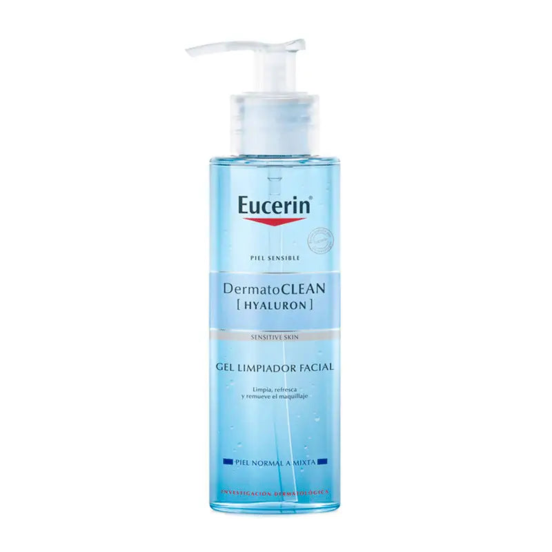 Eucerin DermatoCLEAN Hyaluron Facial Cleansing Gel, 200 ml