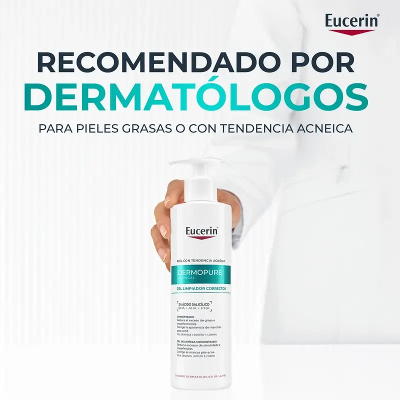 Eucerin Dermopure Triple Effect Cleansing Gel, 400 Ml