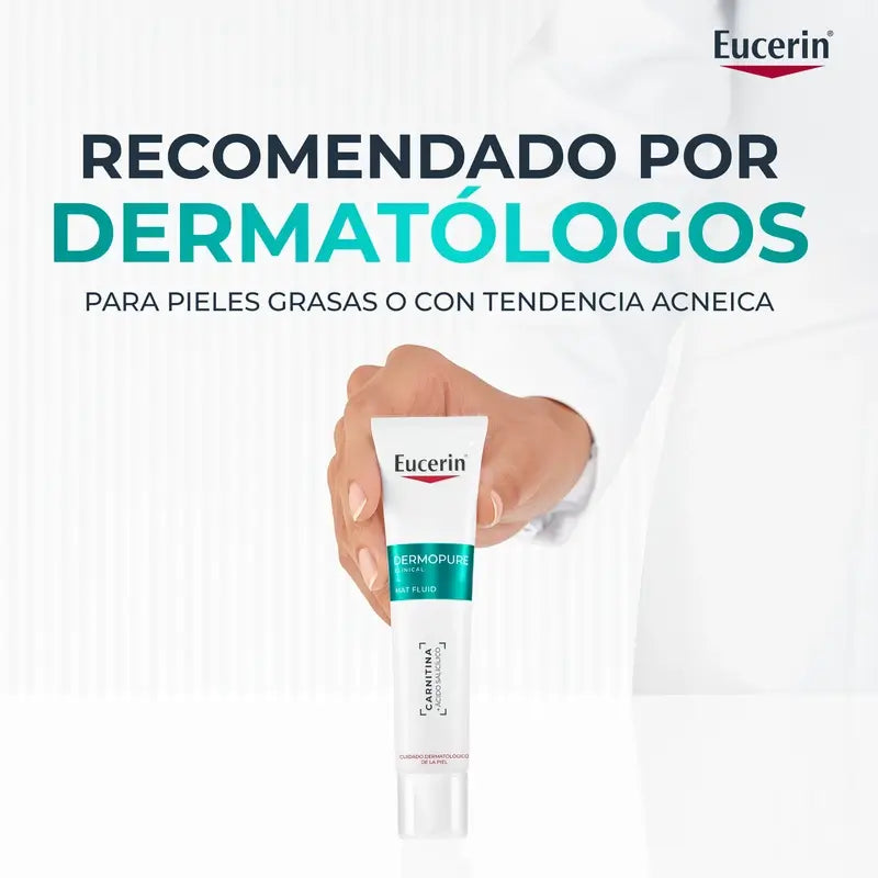 Eucerin Dermopure Mattifying Moisturising Face Fluid, 50 ml