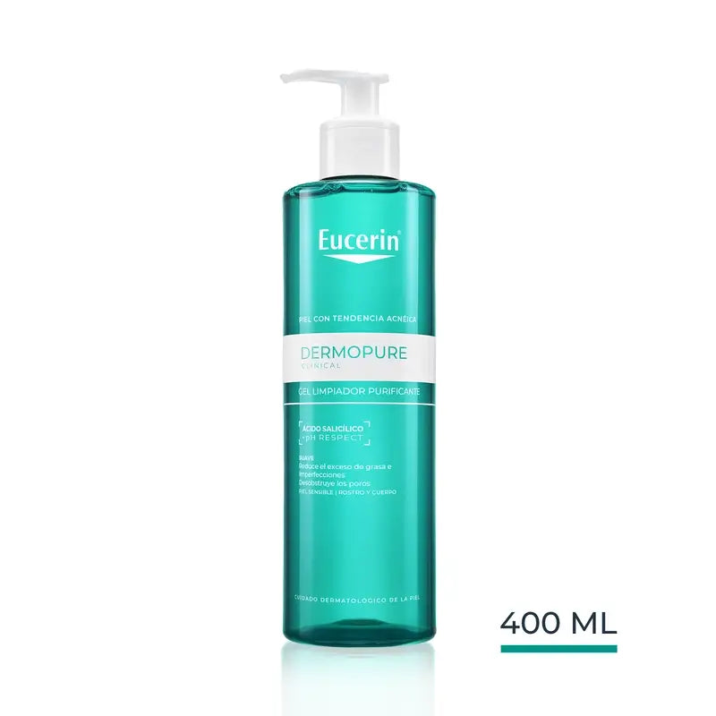 Eucerin Dermopure Cleansing Gel, 400 ml