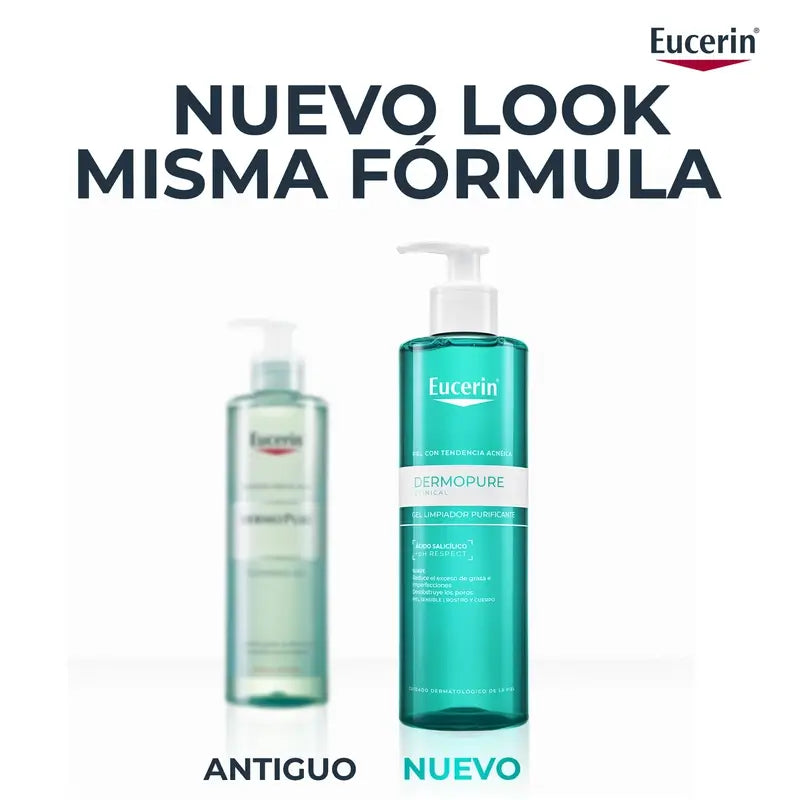 Eucerin Dermopure Cleansing Gel, 400 ml