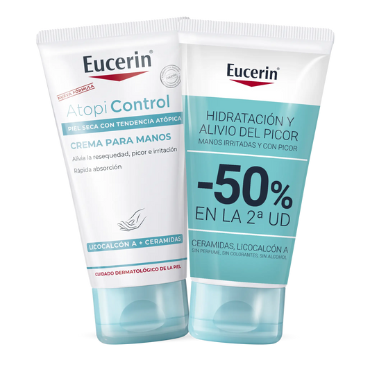 Eucerin Duplo Atopic Control Hand Cream, 2X75 ml