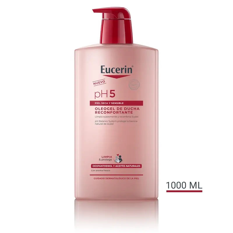 Eucerin Oleogel Comforting Shower Gel , 1000 ml