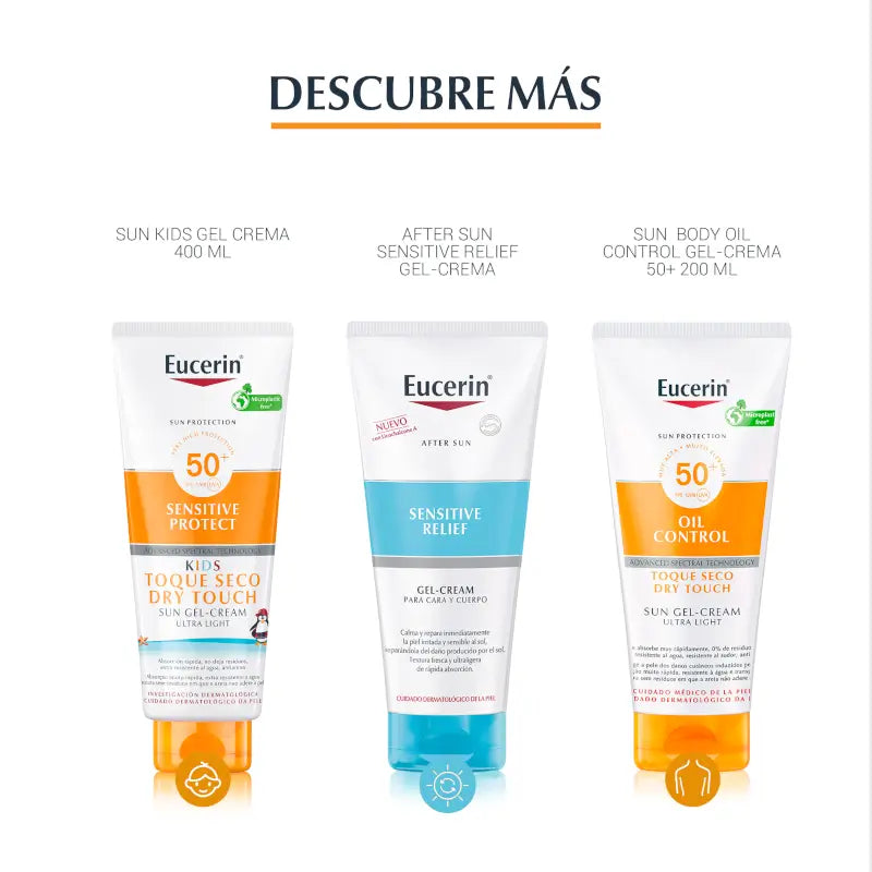 Eucerin FaceSolar Oil Control Dry Touch Gel Cream Spf50+ Tinted Light, 50 ml