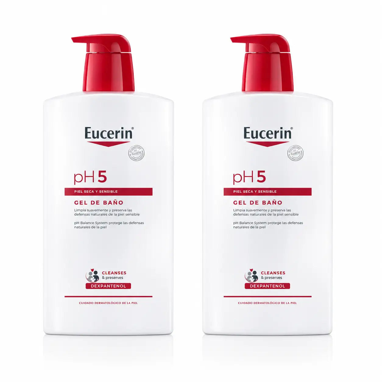 Eucerin Ph5 Bath Gel, 1000ml, pack 2
