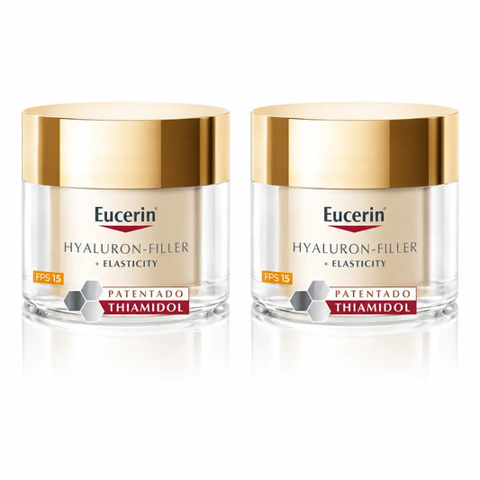 Eucerin Hyaluron Filler + Elasticity Day Spf 15, 50 Ml , pack 2