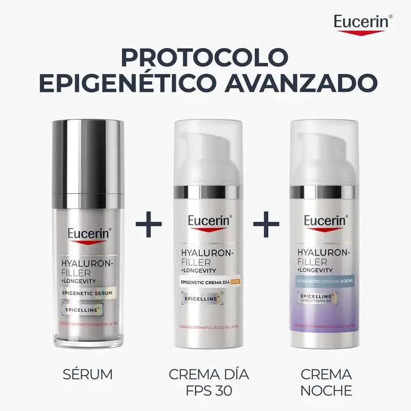 Eucerin Hyaluron-Filler + Longevity Epigenetic Day Cream SPF 30, 50 ml