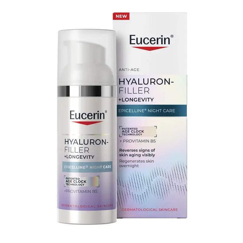 Eucerin Hyaluron-Filler + Longevity Epigenetic Night Cream, 50 ml