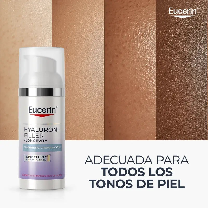 Eucerin Hyaluron-Filler + Longevity Epigenetic Night Cream, 50 ml