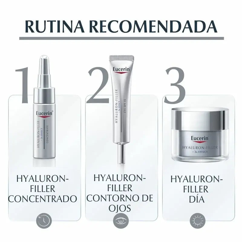 Eucerin Hyaluron Filler Triple Effect X3 Day Fps 15 For Dry Skin, 50 ml