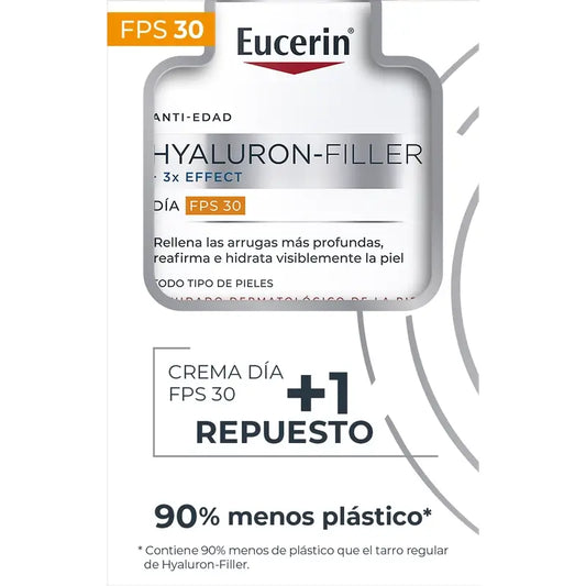 Eucerin Anti-Ageing Pack Hyaluron Filler Day Fps30, 50Ml + Refill, 50Ml