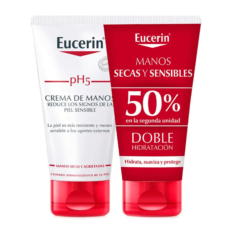 Eucerin Duplo Hand Cream Ph5, 2X75 ml