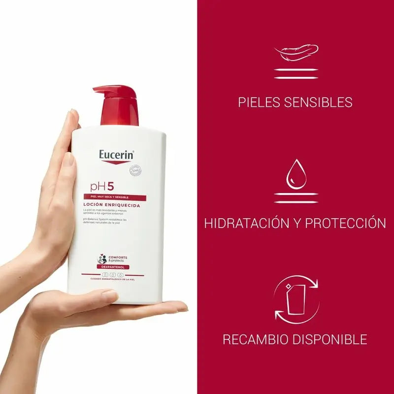 Eucerin Ph5 Enriched Lotion, 1000 ml