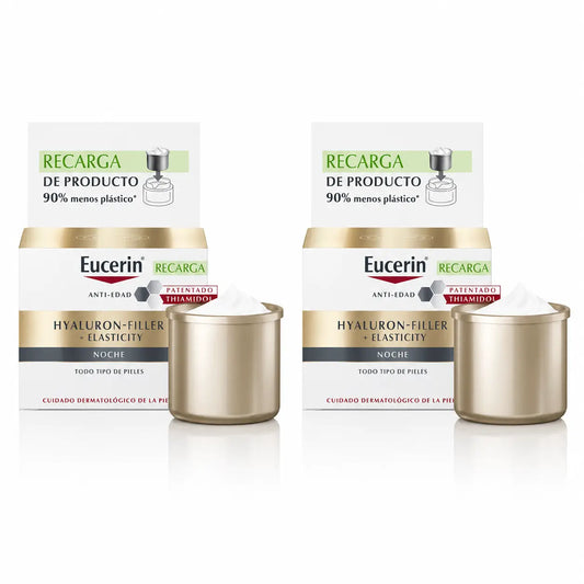Eucerin Refill Night Cream Hyaluron Filler Elasticity , 50 Ml , pack 2