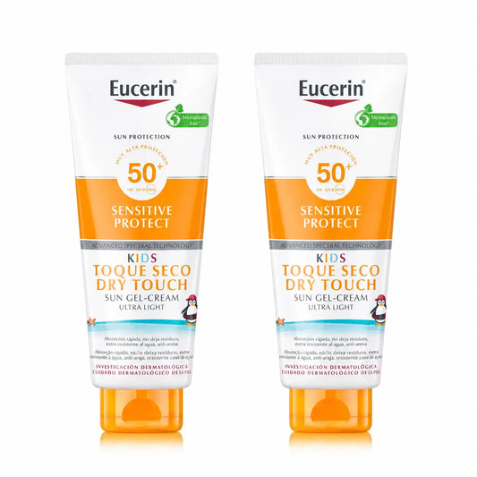 Eucerin Solar Kids Sensitive Protect Gel Cream Spf50+ , 400 Ml , pack 2