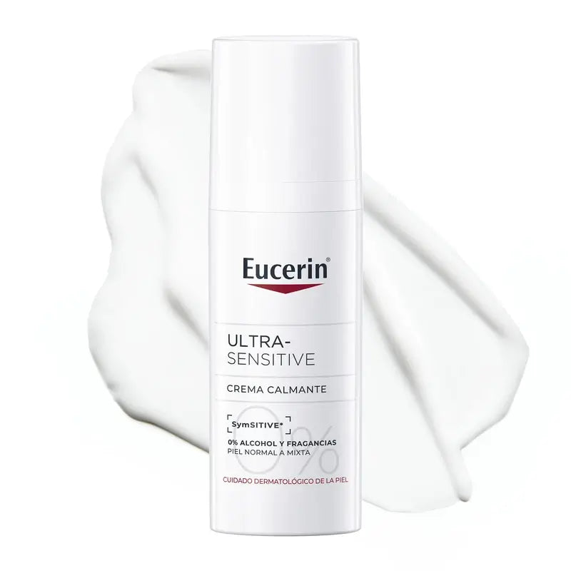 Eucerin Ultra-Sensitive Soothing Cream for Normal to Combination Skin, 50 ml