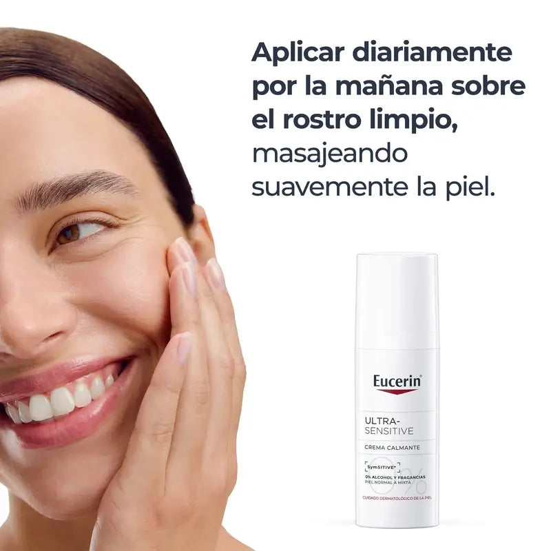 Eucerin Ultra-Sensitive Soothing Cream for Normal to Combination Skin, 50 ml