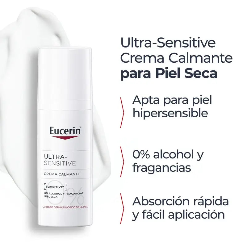 Eucerin Ultra-Sensitive Soothing Cream for Dry Skin, 50 ml