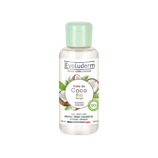 Evoluderm Organic Coconut Oil, 100 ml