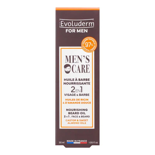 Evoluderm Nourishing Beard Oil - For Men, 30 ml