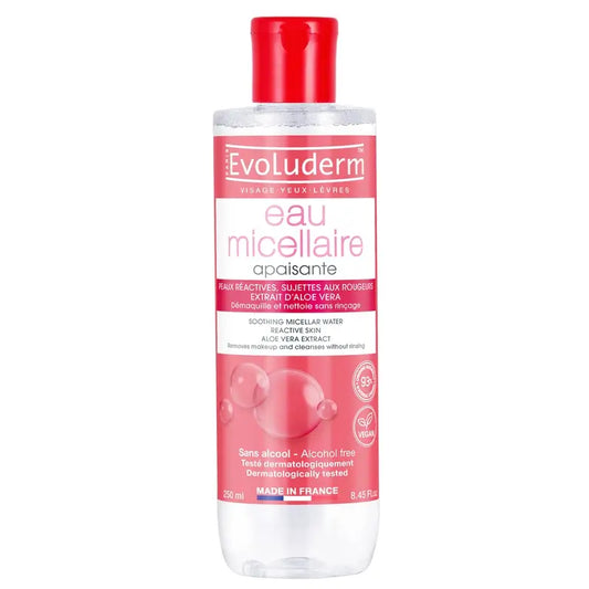 Evoluderm Micellar Water for Reactive Skins, 250 ml