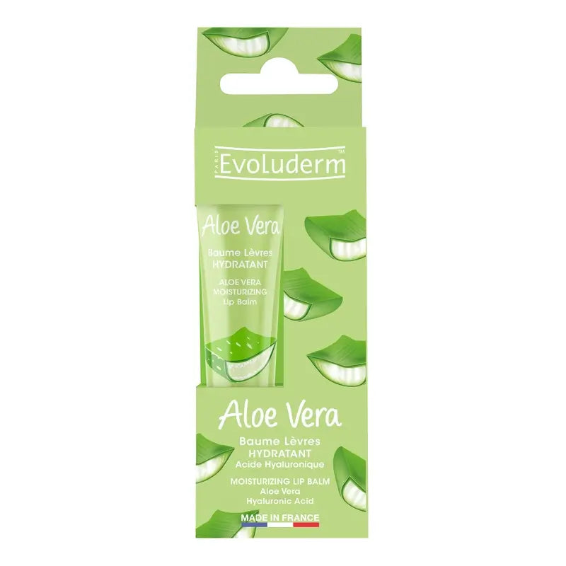 Evoluderm Lip Balm Moisturising Lip Balm - Aloe Vera / Hyaluronic Acid, 15 ml