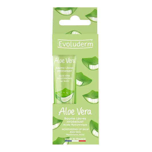 Evoluderm Lip Balm Moisturising Lip Balm - Aloe Vera / Hyaluronic Acid, 15 ml